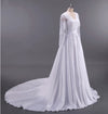 CW26 Plus Size long Sleeves Lace Wedding Dress