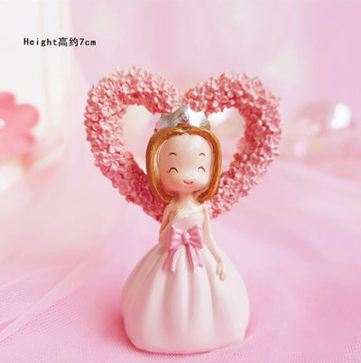 DIY252 Lovely Princess Cake topper and cake decorations