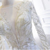 HW237 High-end white mermaid wedding dress with detachable skirt
