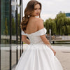 HW210 High-grade simple sweetheart Neckline A-Line Wedding Dress with sash