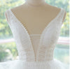 CW352 Real photo beach wedding dresses with overskirt