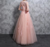 BH25 Muslim Long sleeve tulle Bridesmaid Dresses