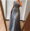 LG175 Handmade Crystals beaded Evening Gowns (6 Colors)