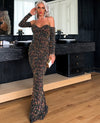 PP310 Off the Shoulder Sequin Evening Dresses ( 2 Colors)