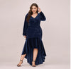 BH243 Plus Size Asymmetrical Cocktail Dress