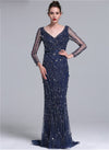 LG59 Real Pictures Luxury Beaded Evening Gowns (5 Colors )