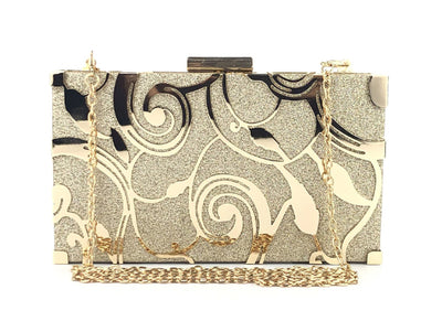 CB42 Metallic Hollow out Clutch Bags ( 4 Colors )