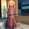 LG205 Sleeveless Beading backless Evening Dresses(4 colors)