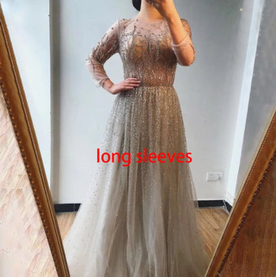 LG165 :  2 Style A-line Evening Gowns  ( 5 Colors )