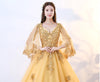 CG60 Gold Lace Puffy Ball Gown  Quinceanera Dress