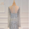 LG230 Long Sleeves Crystal Beaded Mermaid Prom Dresses(3Colors)