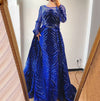 LG240 Luxurious diamond beaded Evening Gowns ( 4 Colors )