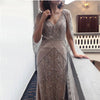 LG512 Luxurious Crystal beaded Shawl Yarn Pageant Gowns ( 3 Colors )