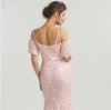 LG253 Spaghetti Strap 3D flower beaded Mermaid Evening Dresses(6 Colors)