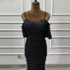 LG253 Spaghetti Strap 3D flower beaded Mermaid Evening Dresses(6 Colors)