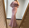 LG254 Classy V-Neck  Mermaid Evening Dresses ( 2 Colors )