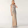 LG137 Glamorous full diamond Evening Gowns(5 Colors)