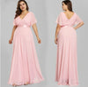 BH155 Simple Plus Size A Line Bridesmaid Dresses (12 Colors)