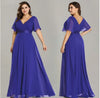 BH155 Simple Plus Size A Line Bridesmaid Dresses (12 Colors)