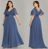 BH155 Simple Plus Size A Line Bridesmaid Dresses (12 Colors)