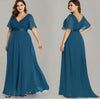BH155 Simple Plus Size A Line Bridesmaid Dresses (12 Colors)
