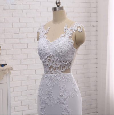 CW312 Real Pictures 2in1 Wedding Dresses with detechable Train