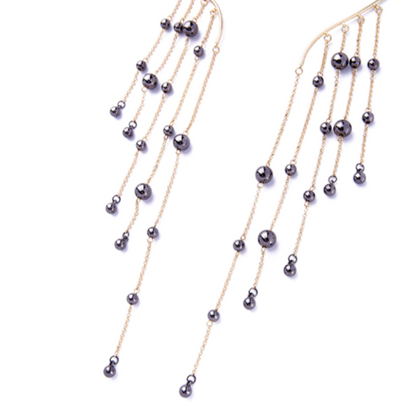 BJ184 Fashion chain tassel choker Necklace