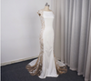 CW18 See-through Cutout Side Mermaid Wedding Dress