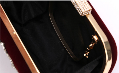 CB200 Velvet diamonds Evening Clutch purses ( 6 Colors)