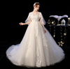 CW339 Plus size short batwing sleeve Wedding dress