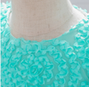 FG294 : 2Pcs Sequin Bow Flower Girl dresses (4 Colors)