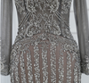 LG183 : 2 Styles Long Sleeves full diamond beaded Evening Dresses(5 Colors)