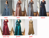 LG176 Luxury Arabic Evening Gowns with overskirt (9 colors)