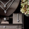 BJ198 Wedding Jewelry Sets(Necklace+earrings+Bracelet+ring)