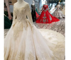 HW04 Real Sample Picture luxury glitter wedding gowns