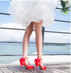 BS22 Simple Bow Bridal High Heels (6 Colors)