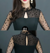 PP203 :2 Styles Simple Black Prom Gowns
