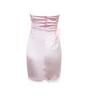 MX249 Sexy strapless Feathers Cocktail Dresses (White/Pink)