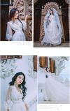 CW378 Cheap Bohemian Wedding Dress for Pre-Wedding Photoshoot