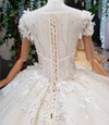 HW63 Handmade Bling Bling Princess Wedding Gown