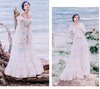 Cheap Beach Wedding Dress for Pre-Wedding Photoshoot