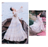 Cheap Beach Wedding Dress for Pre-Wedding Photoshoot