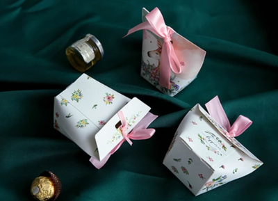 DIY193 : 12pcs Candy Boxes Wedding Favors(4 styles)