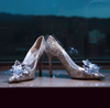 BS112 Glitter Cinderella Shoes for Brides ( 3 Colors )