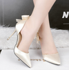 BS113 Silk Satin Big Bow Bridal Heels (4 Colors)