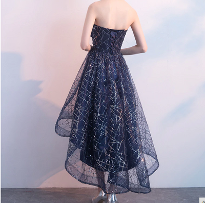 PP132 Short Front Long Back Prom Dresses(5 Colors)