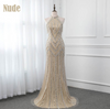 LG360 High Neck Beaded Sleeveless Formal Gowns (3 Colors )