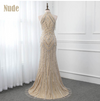 LG360 High Neck Beaded Sleeveless Formal Gowns (3 Colors )