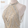 LG360 High Neck Beaded Sleeveless Formal Gowns (3 Colors )