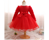 FG17 Long Sleeve lace toddler girl dresses ( 3 Colors)